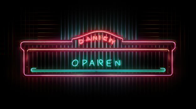 neon pinstripe background photo