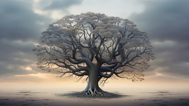 mindfulness tree brain photo