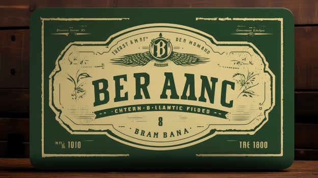 brewery vintage beer label photo