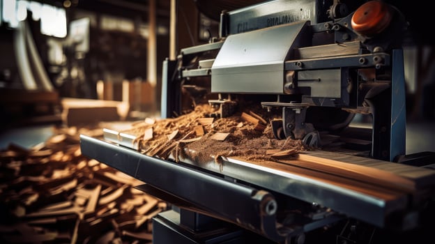 industrial wood planer photo
