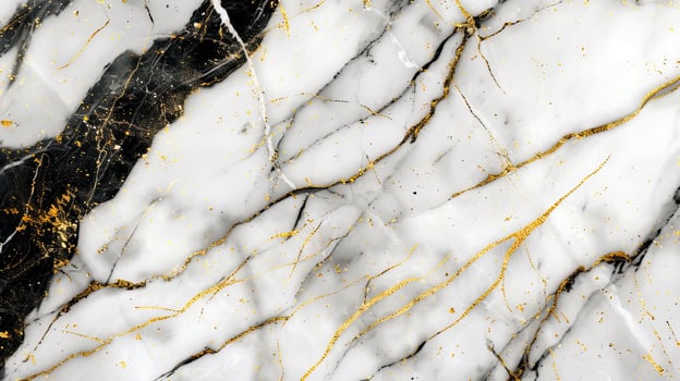 Elegant White Marble with Gold Veins Texture photo