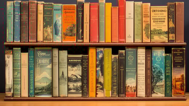 antique old paperback book cover photo