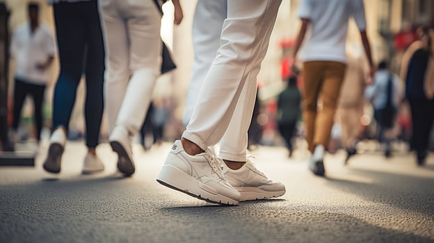 footwear white sneakers photo