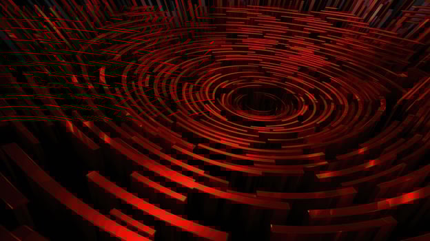 digital red abstract lines photo