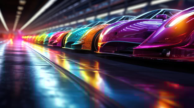 shiny race texture photo