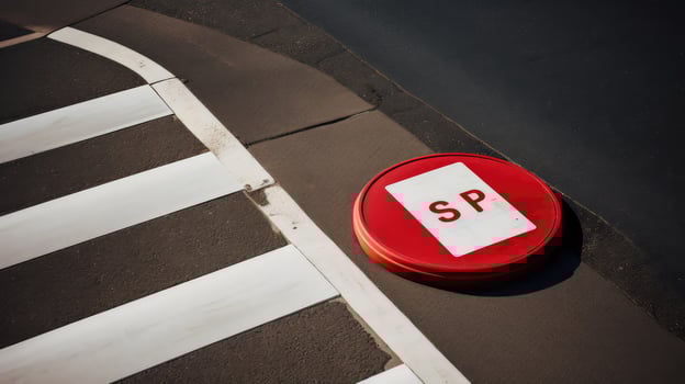 alert road markers photo