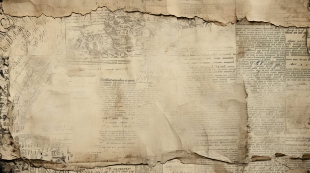 nostalgic old news paper texture photo