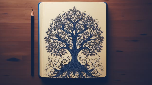 branches tree doodle photo