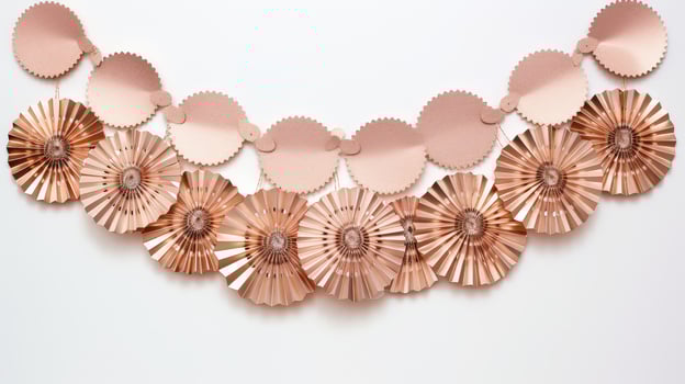 event rose gold paper photo