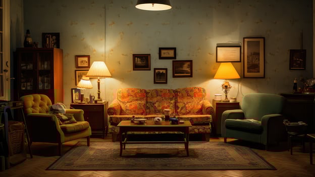 cozy retro house photo