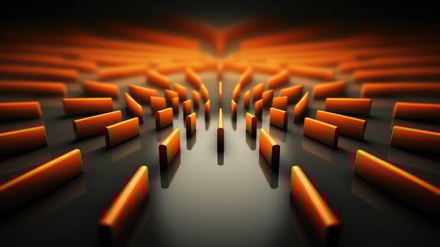 continuity rounded orange arrow photo
