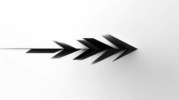 sleek black and white arrows photo