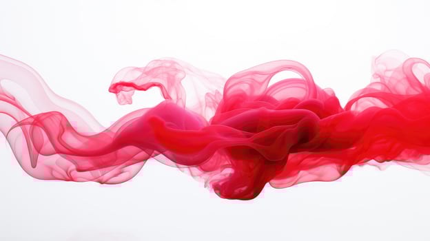 background red smoke on white photo