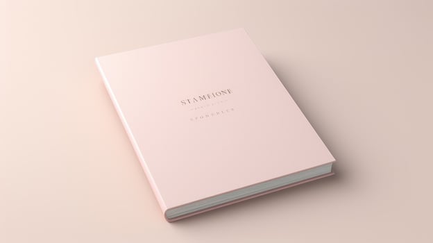 design soft cover book template photo