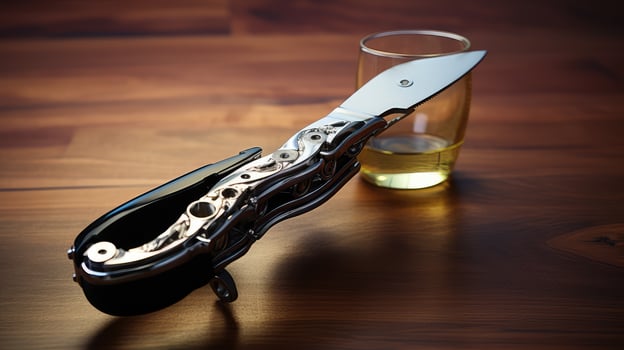 waiter wine bottle opener photo
