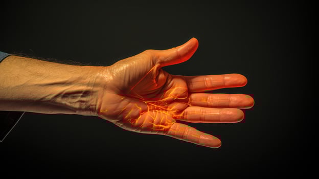 inflammation background orange photo