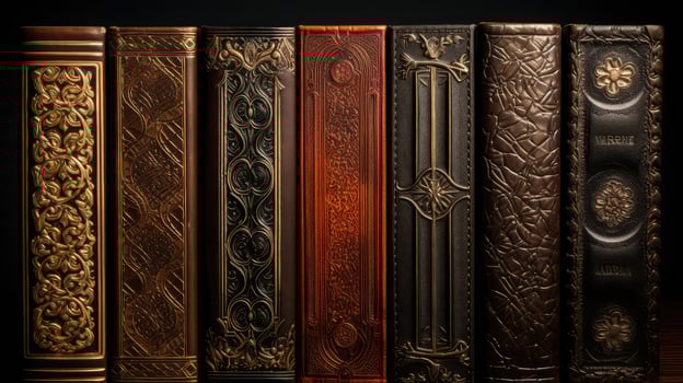 patterns old leather book designs photo
