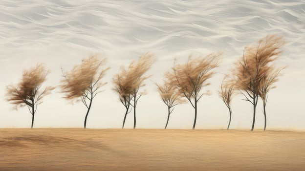 sway wind trees photo