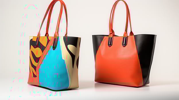 geometric tote bag photo