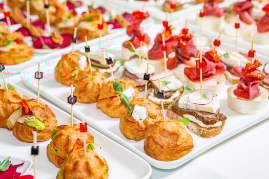 Variety of Freshly Prepared Catering Food for private events photo
