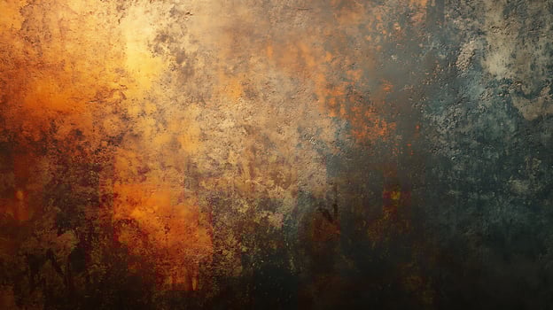 A blurry, abstract painting with a lot of texture and a lot of orange photo