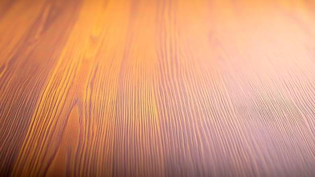 Close-up view of a beautifully textured wooden surface with warm tones and natural patterns photo