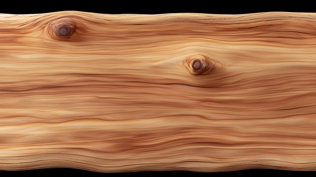 Close-up view of a textured wooden plank showcasing natural grain patterns and knots photo