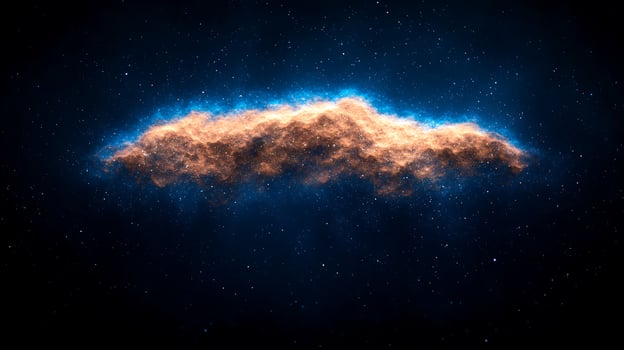 A cloud in the sky with stars photo