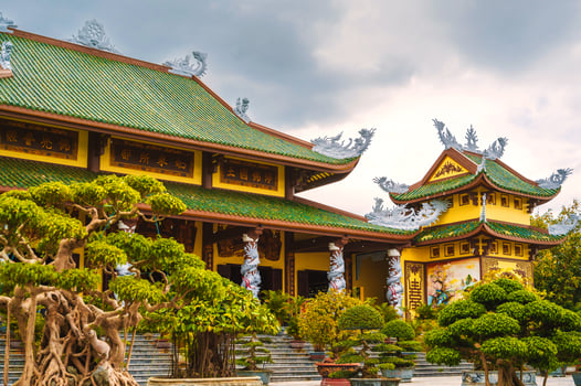 Linh Ung Buddhist Temple on the Son Tra Peninsula near Da Nang, Vietnam. photo