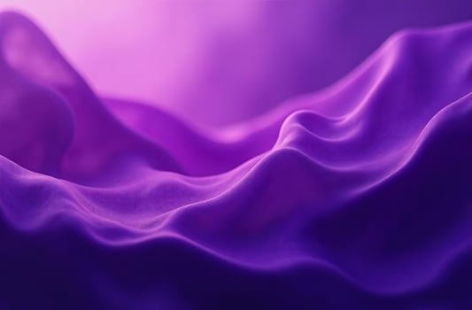 Abstract futuristic flowing background, moving neon purple waves photo