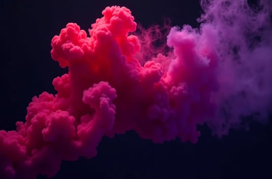 Colored red pink Smoke Cloud moves abstraction Background illustration photo