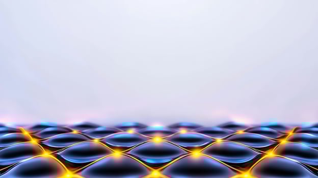 Abstract composition of illuminated spheres on a textured surface with a soft gradient background photo
