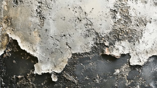 Weathered wall texture, peeling paint, urban decay background photo