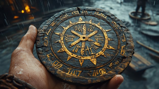 Rainy Day Viking Compass Discovery photo