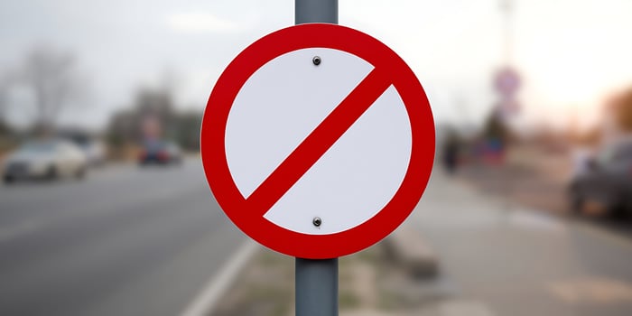 Road Closed Sign No Entry Traffic Prohibition photo