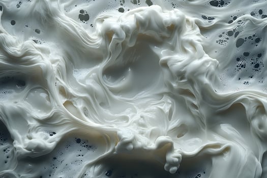 Abstract Swirling Milk Texture for Creative Design and Background Concepts photo