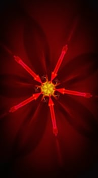 Vibrant Red Flower Design Stunning Phone Wallpaper for Creative Backgrounds photo