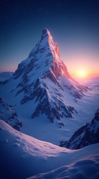 Stunning Mountain Sunrise Phone Wallpaper Perfect for Nature Enthusiasts photo
