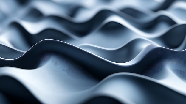 Abstract blue waves pattern, a dynamic and flowing texture creating a visually captivating and serene experience for viewers. photo