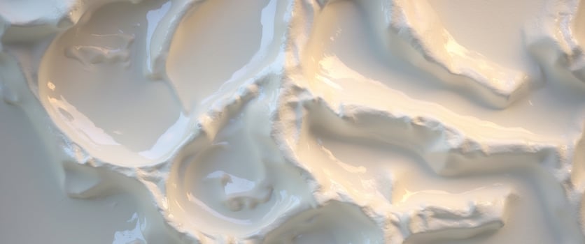 Polished Venetian plaster with bright lighting creates a stunning visual effect. photo