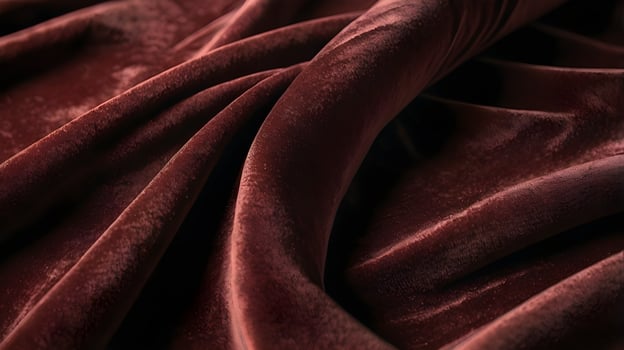 A soft and elegant velvet fabric in dark tones with evolving light and shade. photo