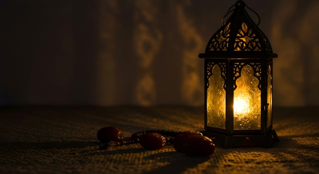 Holy Ramadan lantern, concept photography 02 photo