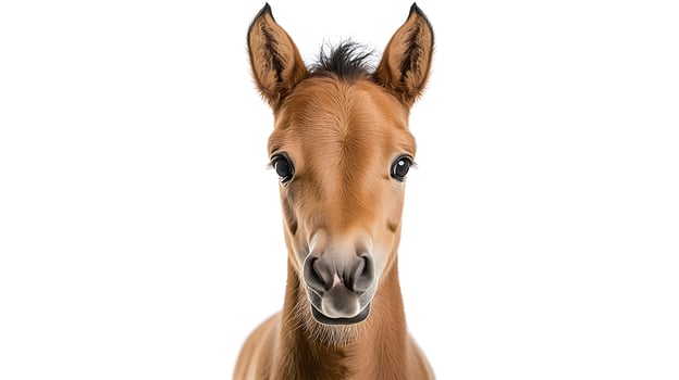 A horse is looking at the camera photo