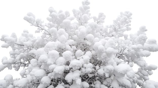 A large tree covered in snow photo