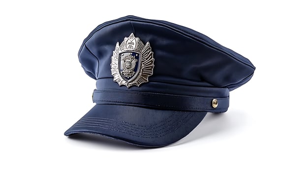 A police hat with a badge on it photo