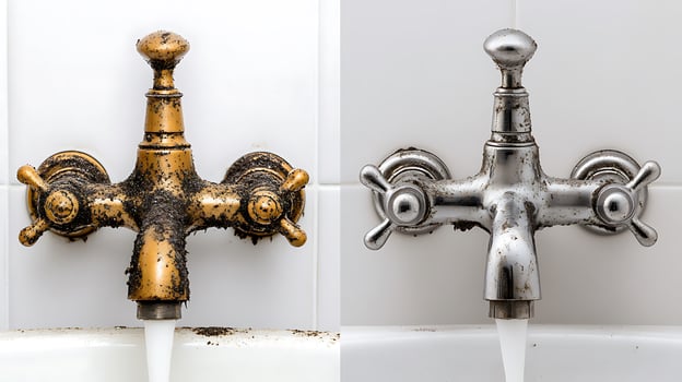 A sink with a faucet and a sink with a faucet photo