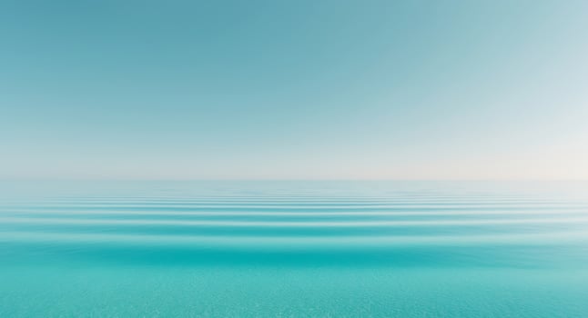 Ocean Mirror Effect Reflecting Earth with Crystal Clear Waters and Open Space for Text or Messaging photo