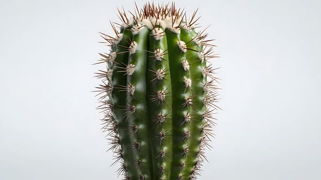 A cactus plant with spikes on it photo