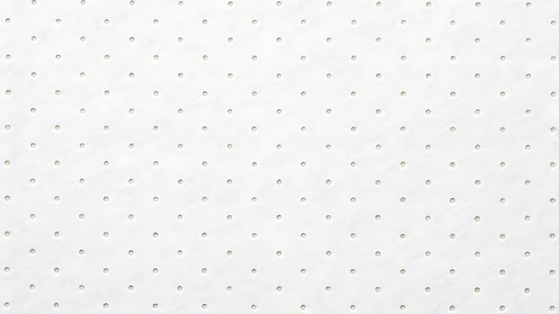 Abstract white perforated texture background for business presentations photo