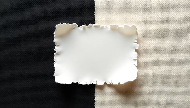 Textured Background with Torn Paper Frame for Business Communication photo